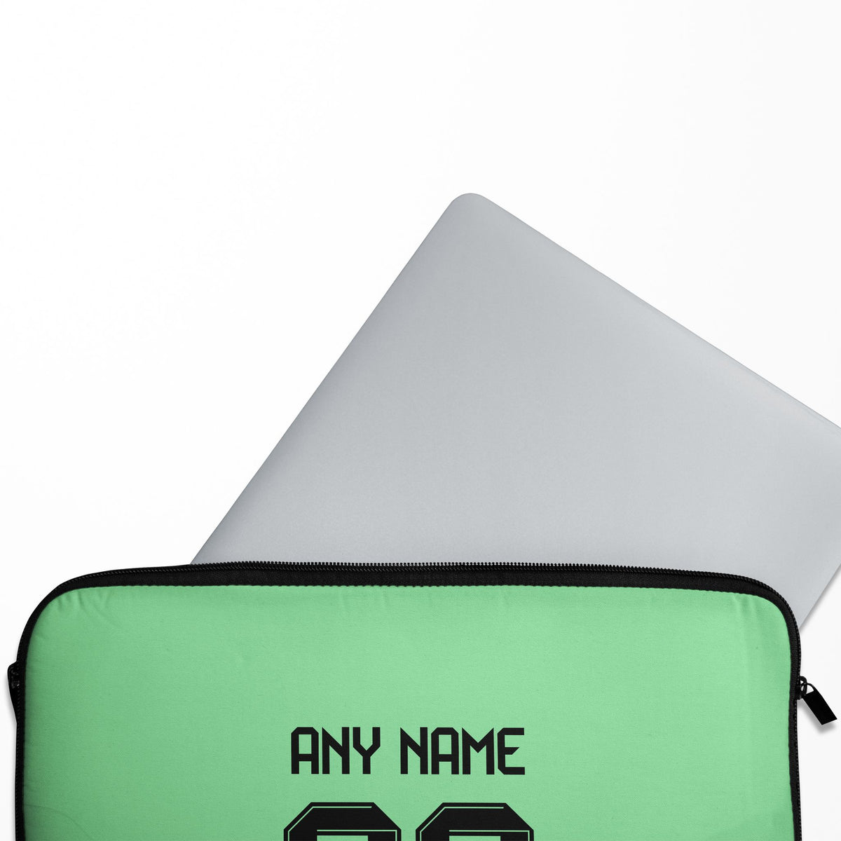 Laptop sleeve with the Bayern Munich 2025-26 Goalkeeper football shirt design by RIPA Football
