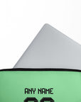 Laptop sleeve with the Bayern Munich 2025-26 Goalkeeper football shirt design by RIPA Football