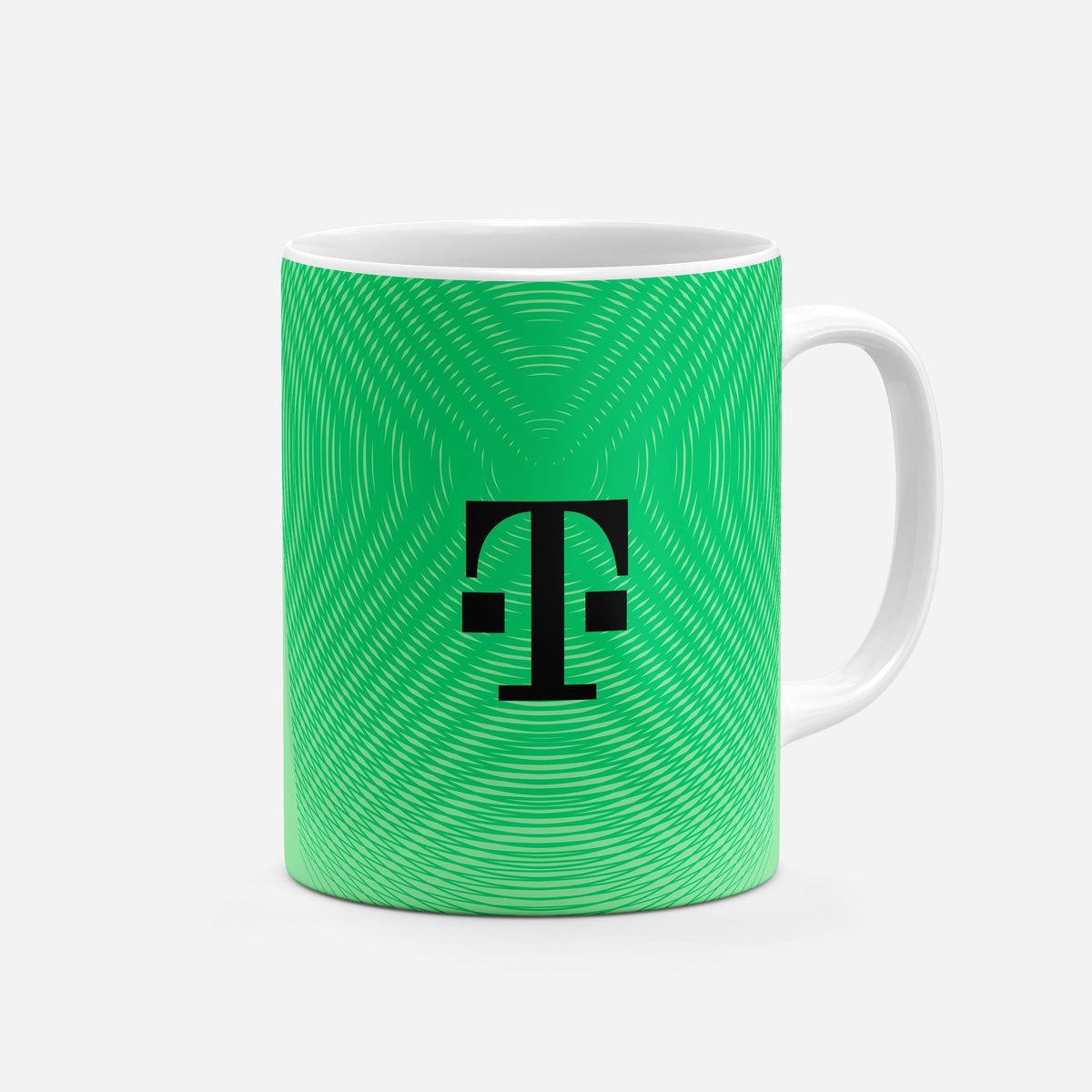 Mug with the Bayern Munich 2025-26 Goalkeeper football shirt design by RIPA Football
