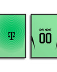 Print with the Bayern Munich 2025-26 Goalkeeper football shirt design by RIPA Football