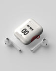 AirPods case with the Benfica 2025-26 Away football shirt design by RIPA Football
