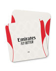 Coaster with the Benfica 2025-26 Away football shirt design by RIPA Football