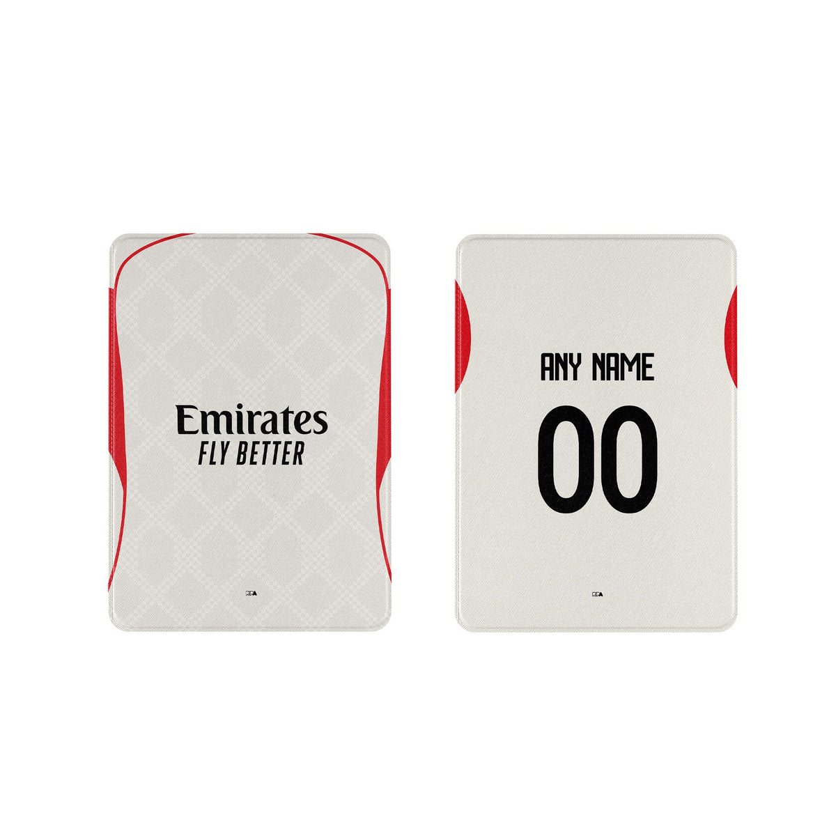 iPad case with the Benfica 2025-26 Away football shirt design by RIPA Football