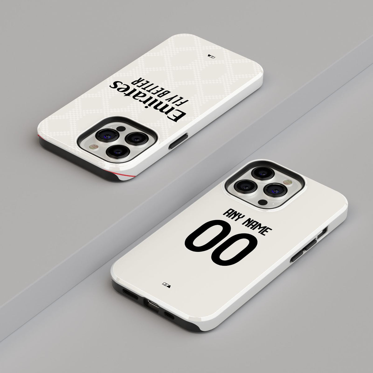 Phone case with the Benfica 2025-26 Away football shirt design by RIPA Football