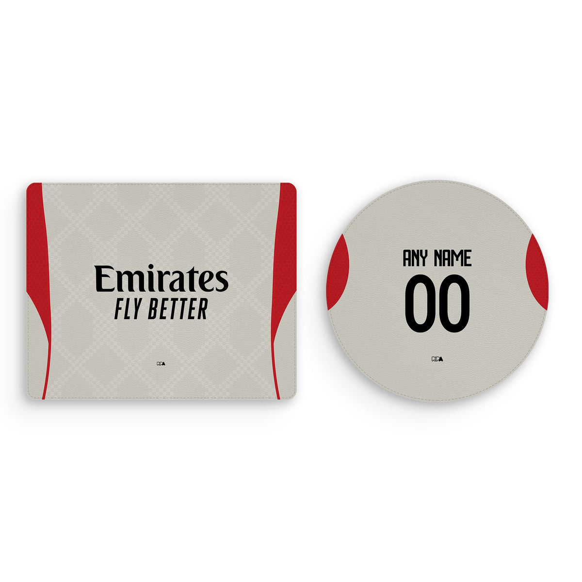 Mouse pad with the Benfica 2025-26 Away football shirt design by RIPA Football