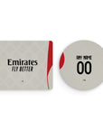 Mouse pad with the Benfica 2025-26 Away football shirt design by RIPA Football