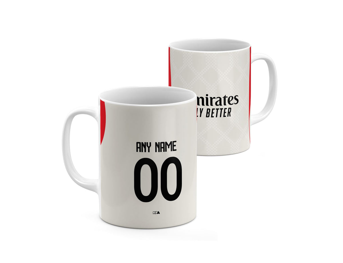 Mug with the Benfica 2025-26 Away football shirt design by RIPA Football
