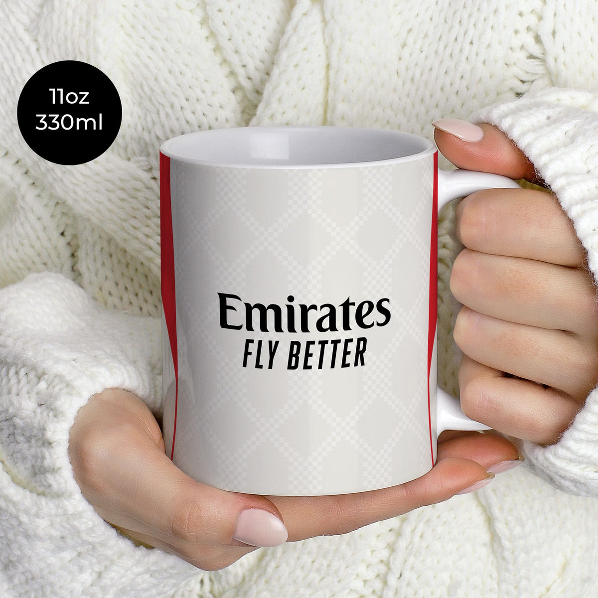 Mug with the Benfica 2025-26 Away football shirt design by RIPA Football
