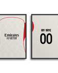 Print with the Benfica 2025-26 Away football shirt design by RIPA Football