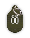 AirTag holder with the Besiktas 2024-25 Fourth football shirt design by RIPA Football