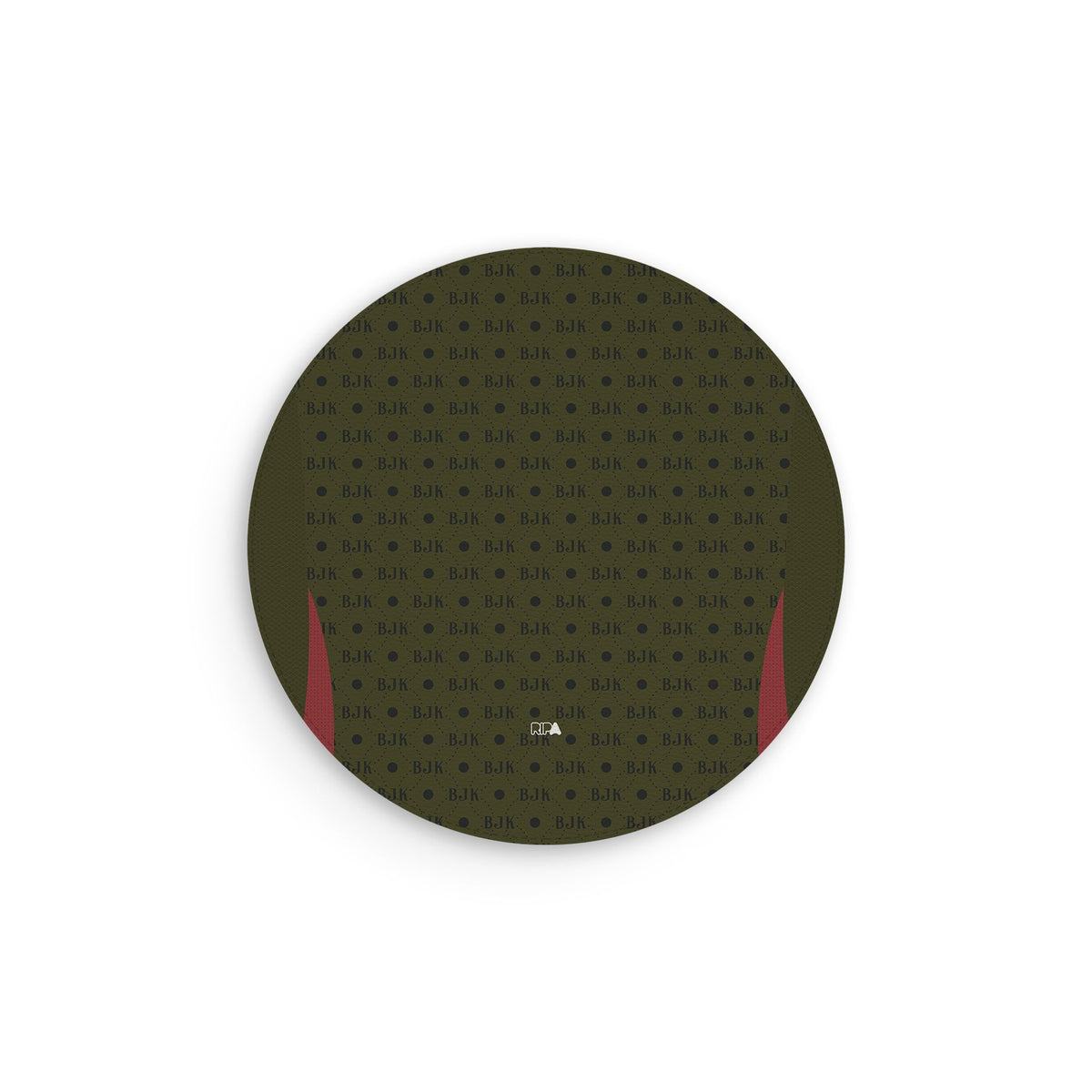 Mouse pad with the Besiktas 2024-25 Fourth football shirt design by RIPA Football