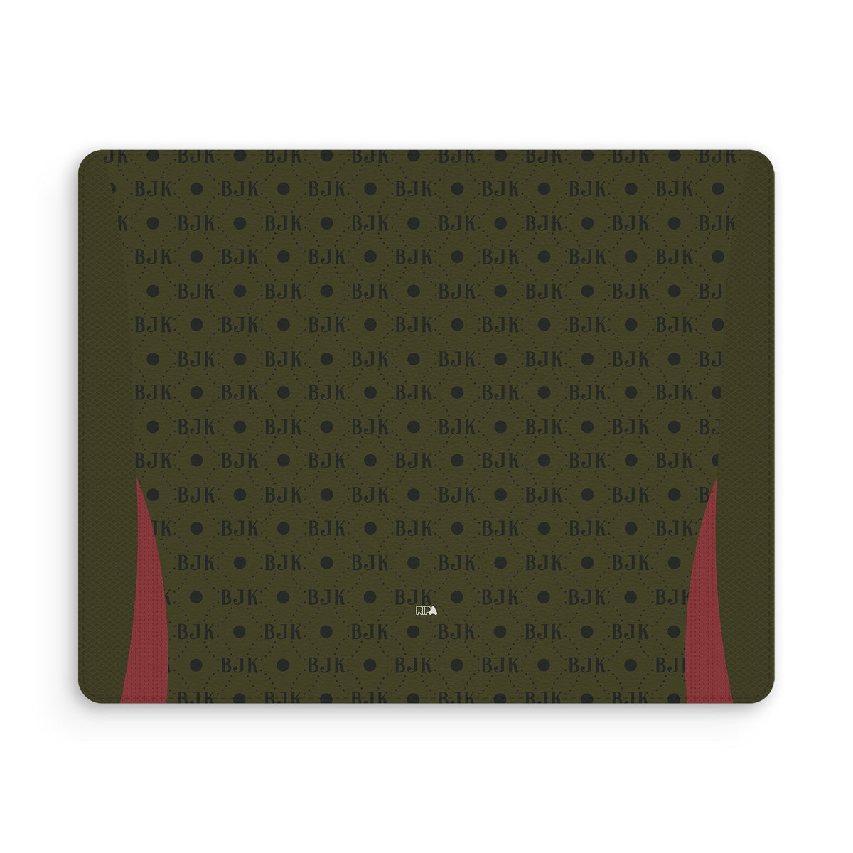 Mouse pad with the Besiktas 2024-25 Fourth football shirt design by RIPA Football