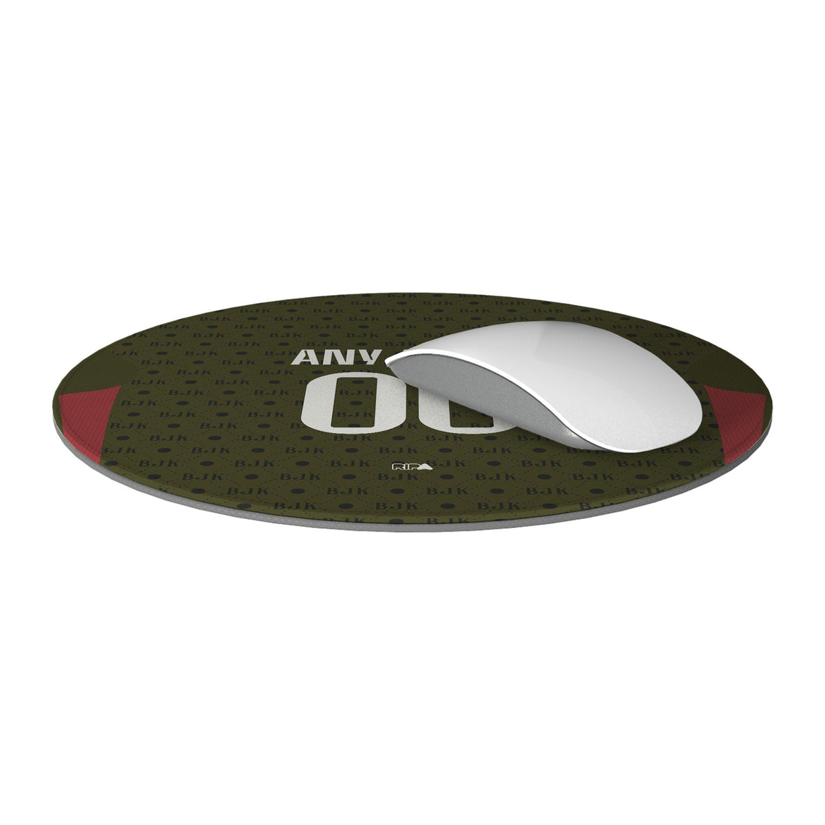 Mouse pad with the Besiktas 2024-25 Fourth football shirt design by RIPA Football