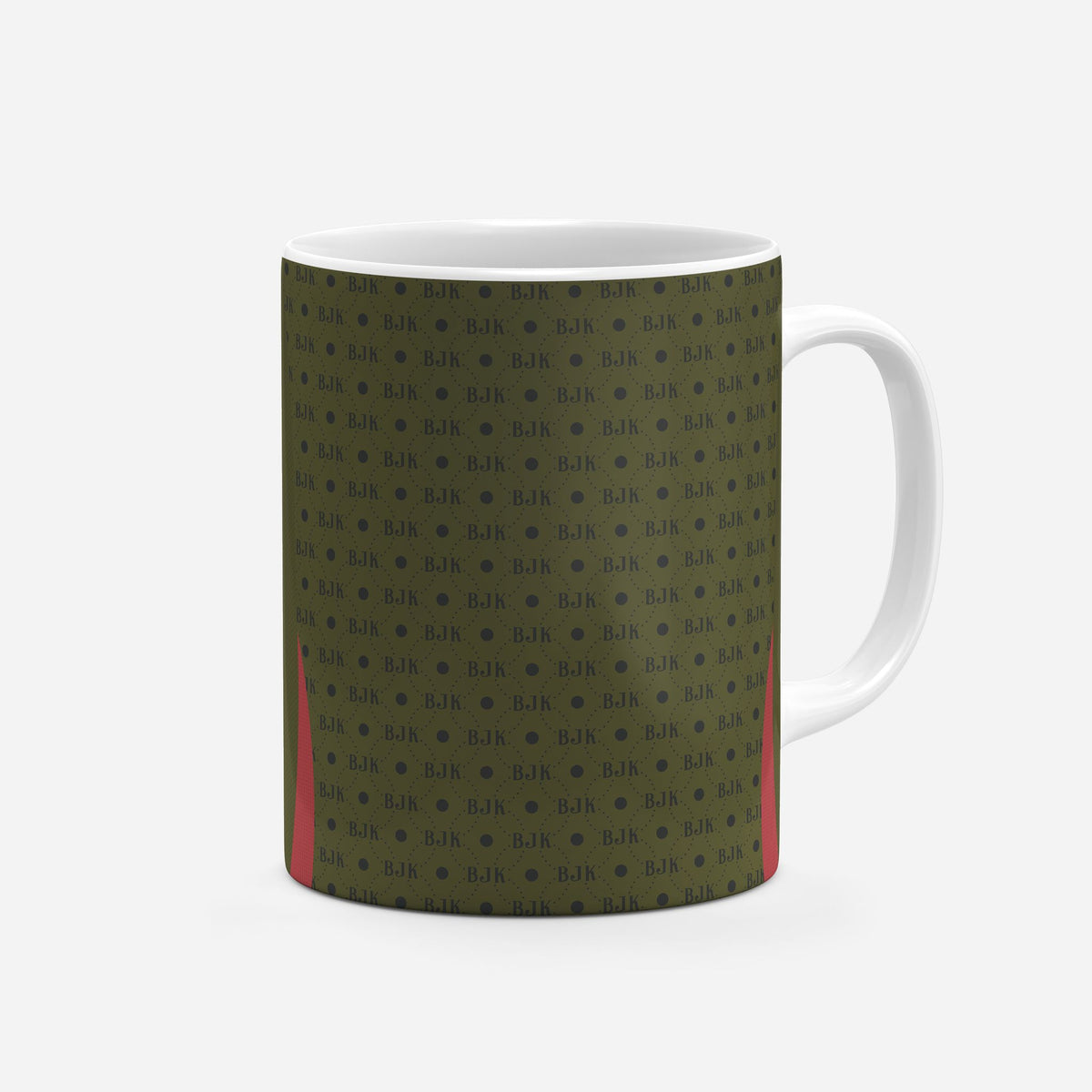 Mug with the Besiktas 2024-25 Fourth football shirt design by RIPA Football