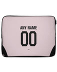 Laptop sleeve with the Boca Juniors 2026 Goalkeeper football shirt design by RIPA Football