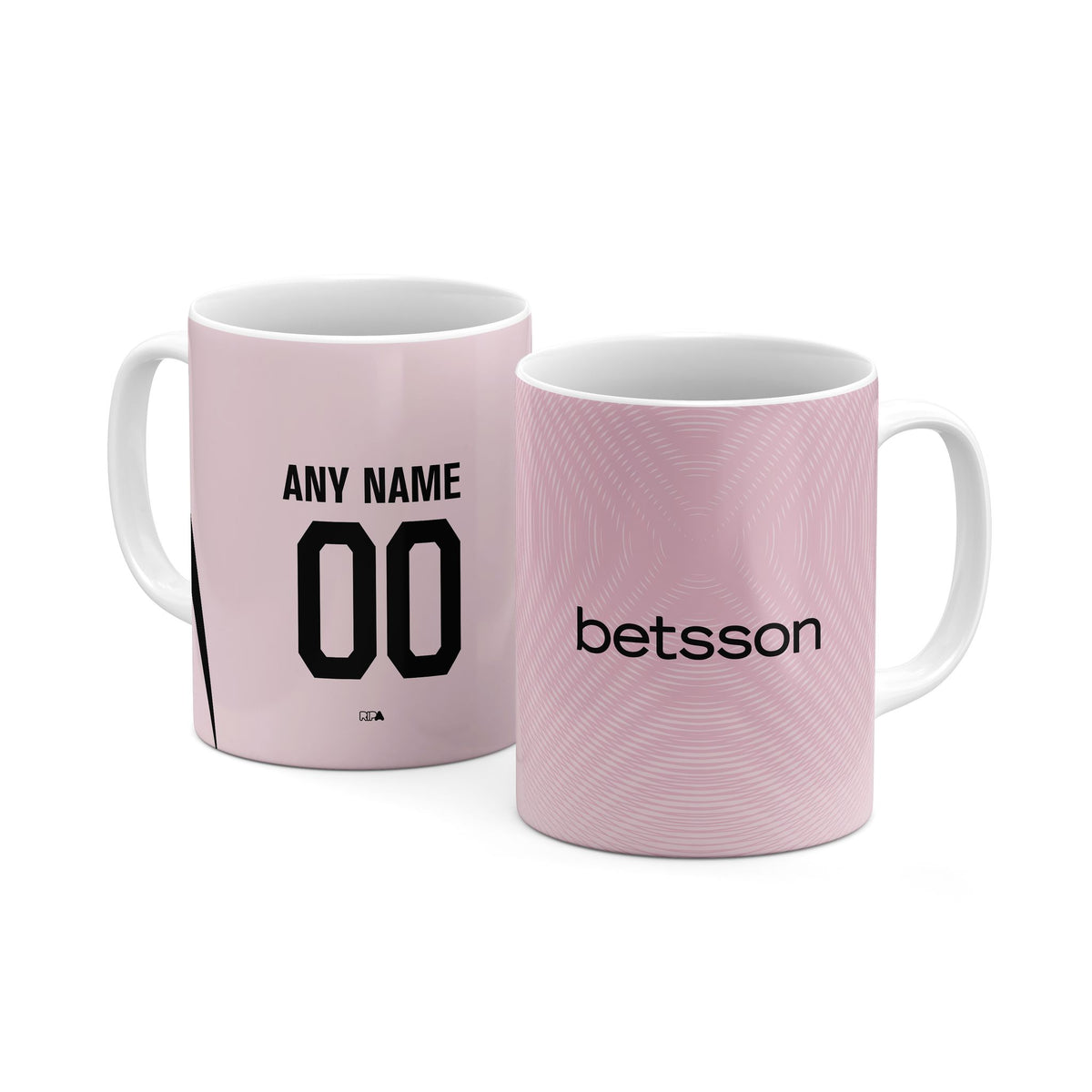 Mug with the Boca Juniors 2026 Goalkeeper football shirt design by RIPA Football