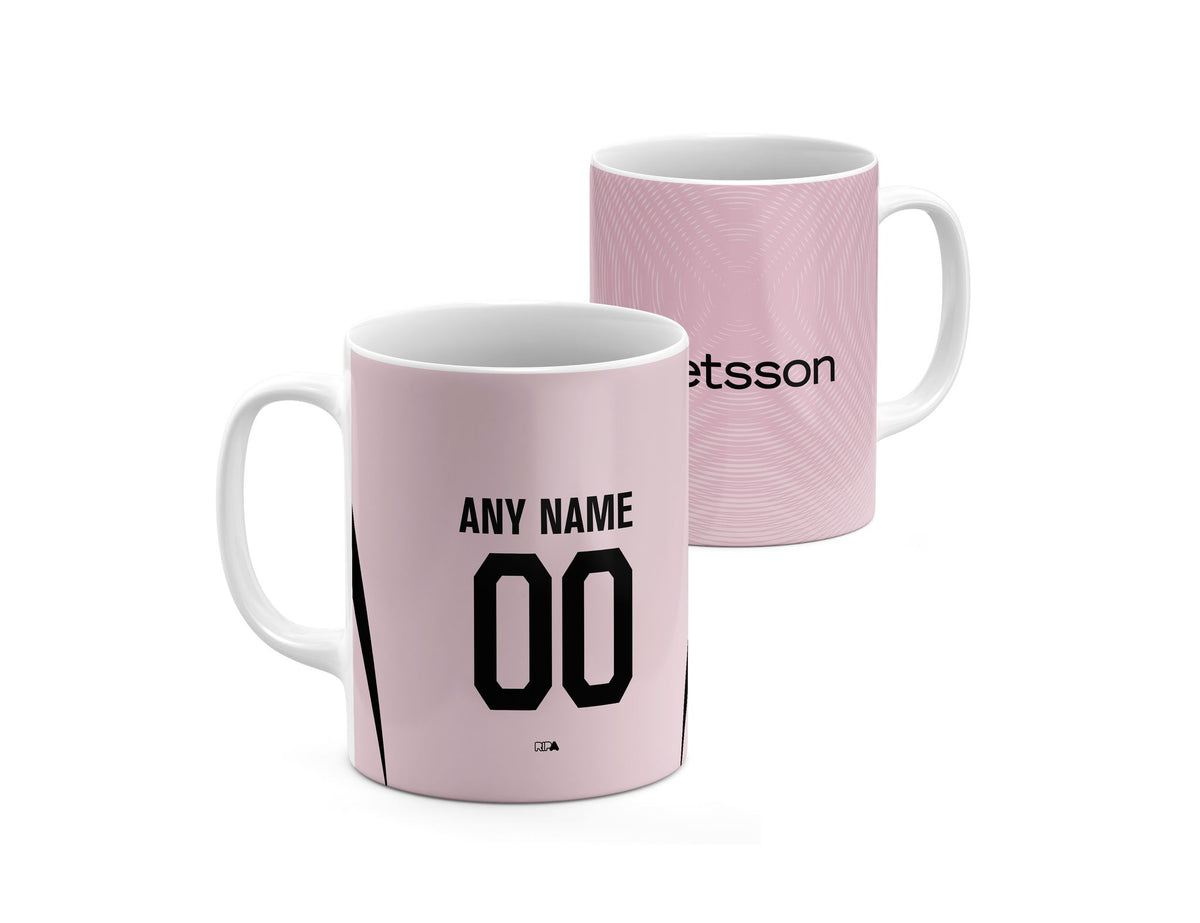 Mug with the Boca Juniors 2026 Goalkeeper football shirt design by RIPA Football