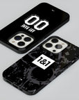 Phone case with the Borussia Dortmund 2023-24 Away football shirt design by RIPA Football