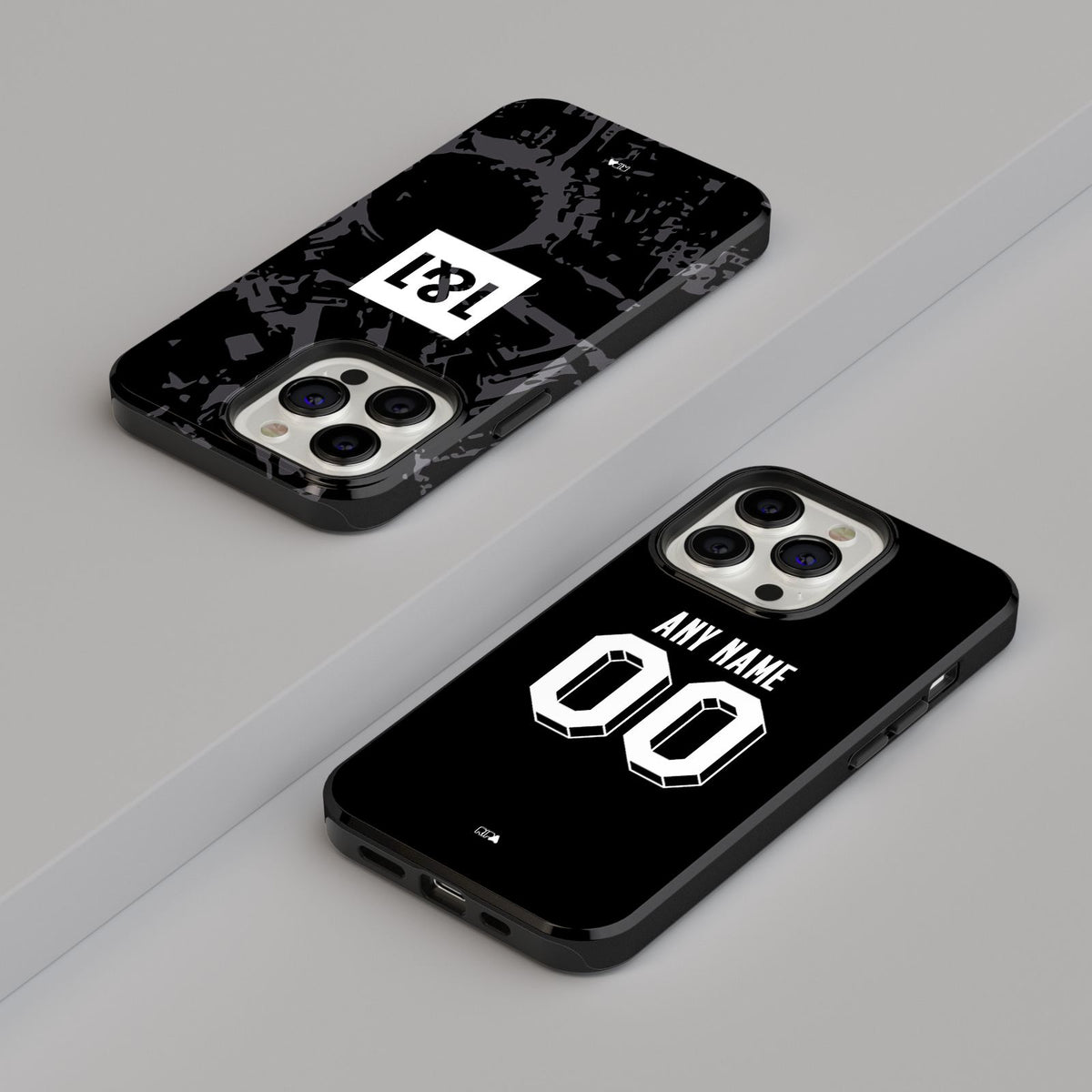 Phone case with the Borussia Dortmund 2023-24 Away football shirt design by RIPA Football