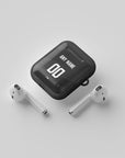 AirPods case with the Borussia Dortmund 2024-25 Away football shirt design by RIPA Football