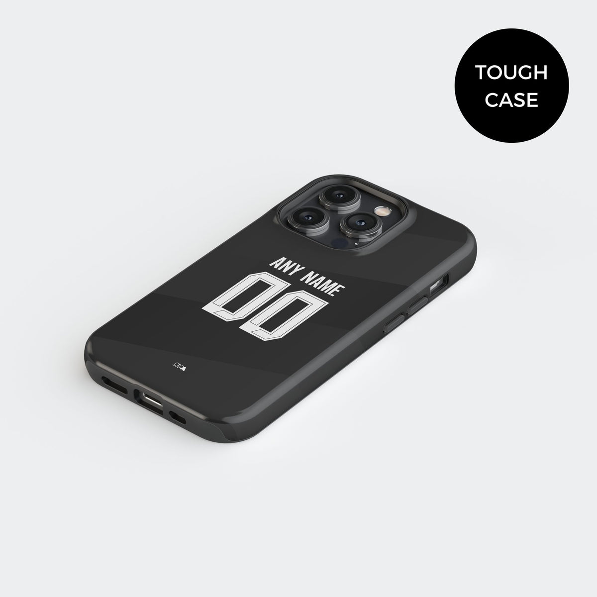 Phone case with the Borussia Dortmund 2024-25 Away football shirt design by RIPA Football