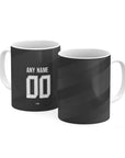 Mug with the Borussia Dortmund 2024-25 Away football shirt design by RIPA Football