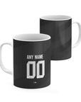 Mug with the Borussia Dortmund 2024-25 Away football shirt design by RIPA Football