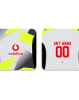 Coaster with the Borussia Dortmund 2025-26 Away football shirt design by RIPA Football