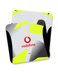 Coaster with the Borussia Dortmund 2025-26 Away football shirt design by RIPA Football