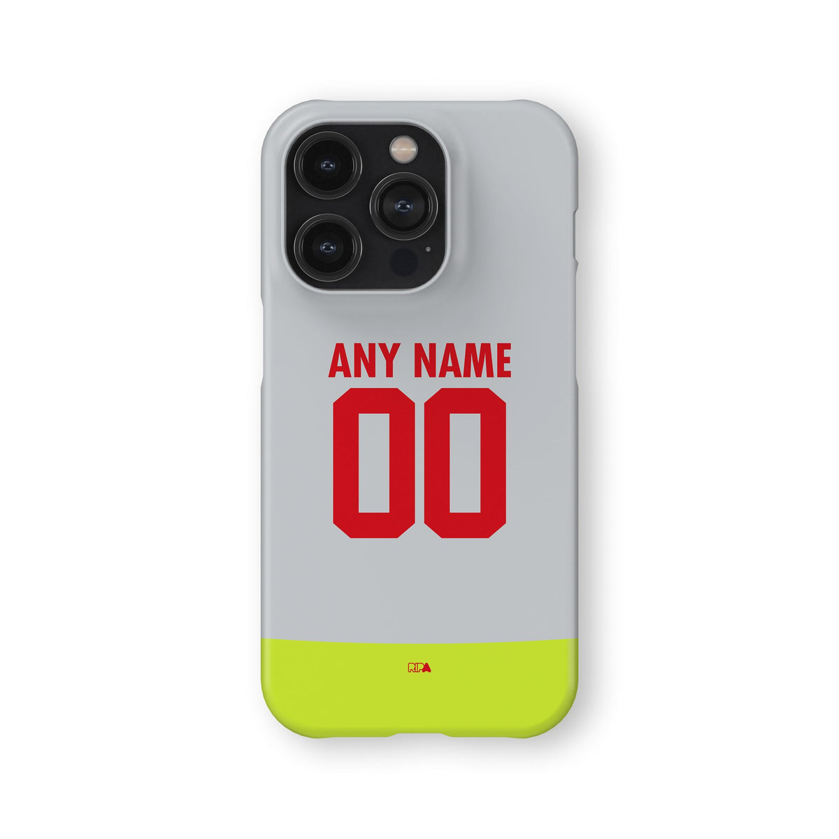 Phone case with the Borussia Dortmund 2025-26 Away football shirt design by RIPA Football