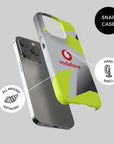Phone case with the Borussia Dortmund 2025-26 Away football shirt design by RIPA Football