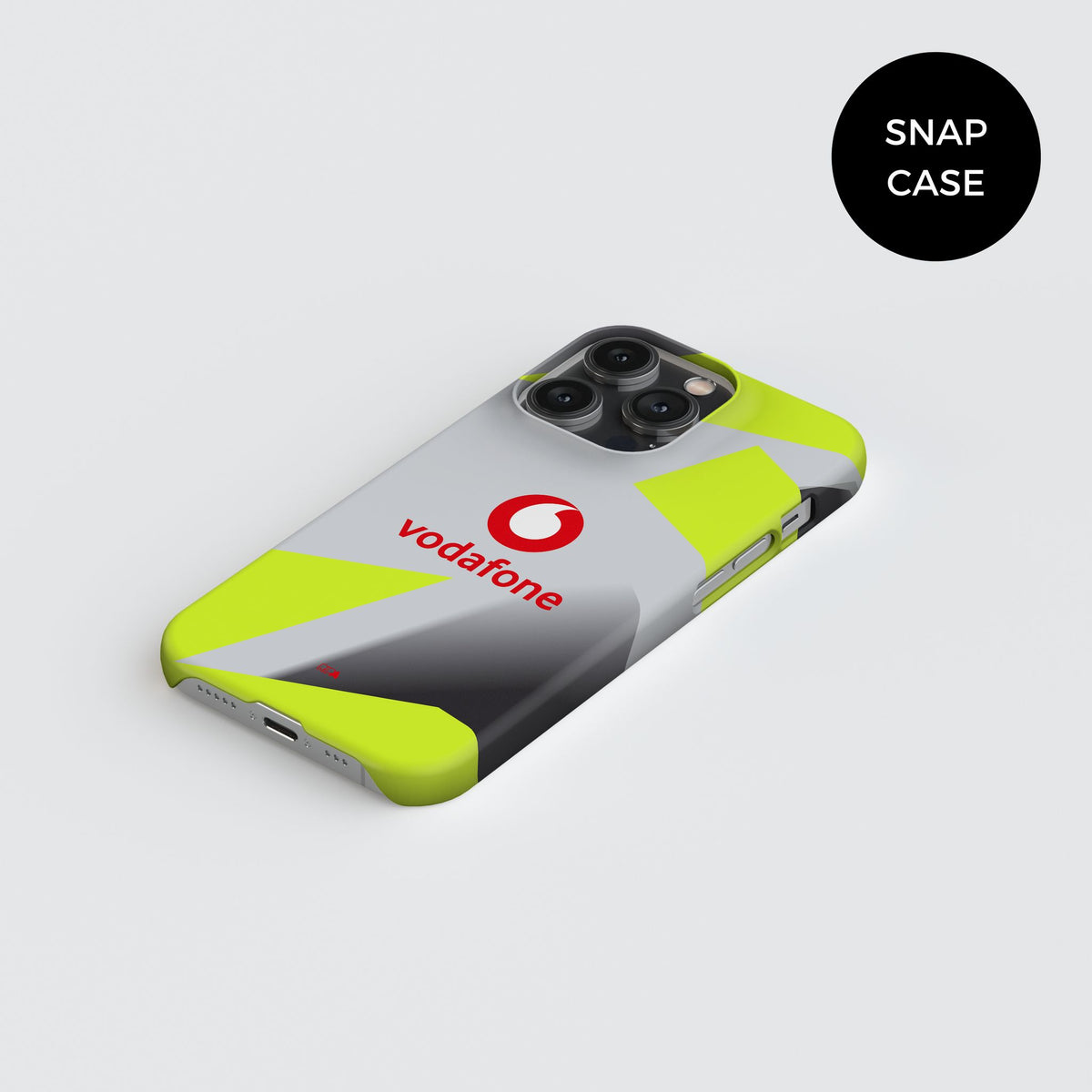 Phone case with the Borussia Dortmund 2025-26 Away football shirt design by RIPA Football