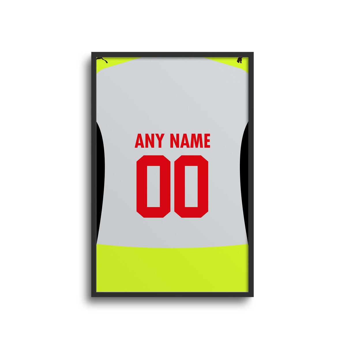 Print with the Borussia Dortmund 2025-26 Away football shirt design by RIPA Football