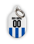 AirTag holder with the Brighton 2025-26 Home football shirt design by RIPA Football