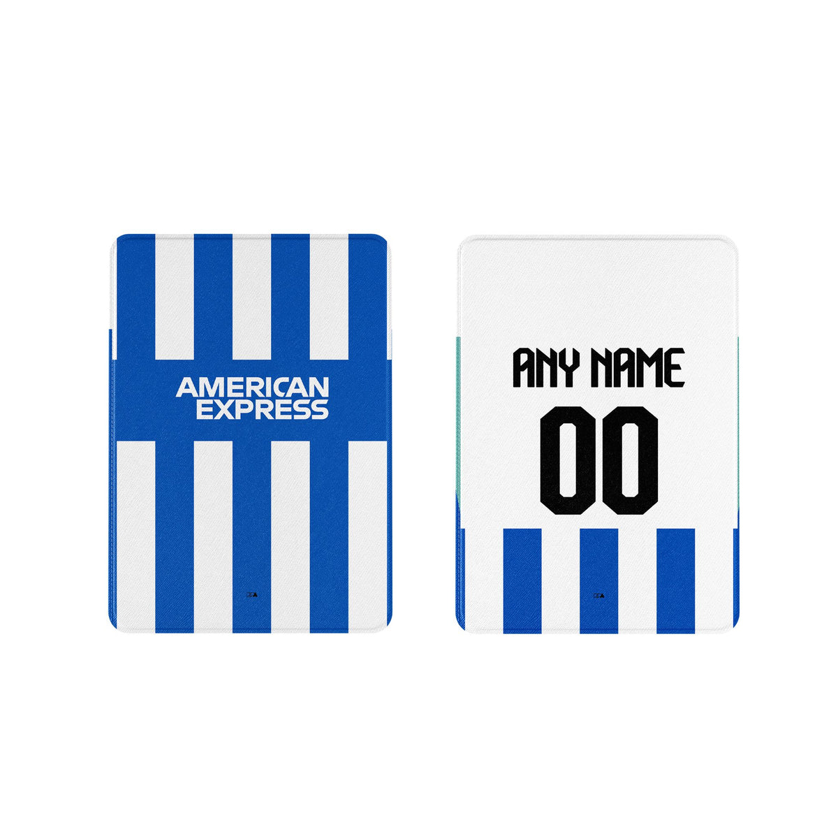 iPad case with the Brighton 2025-26 Home football shirt design by RIPA Football