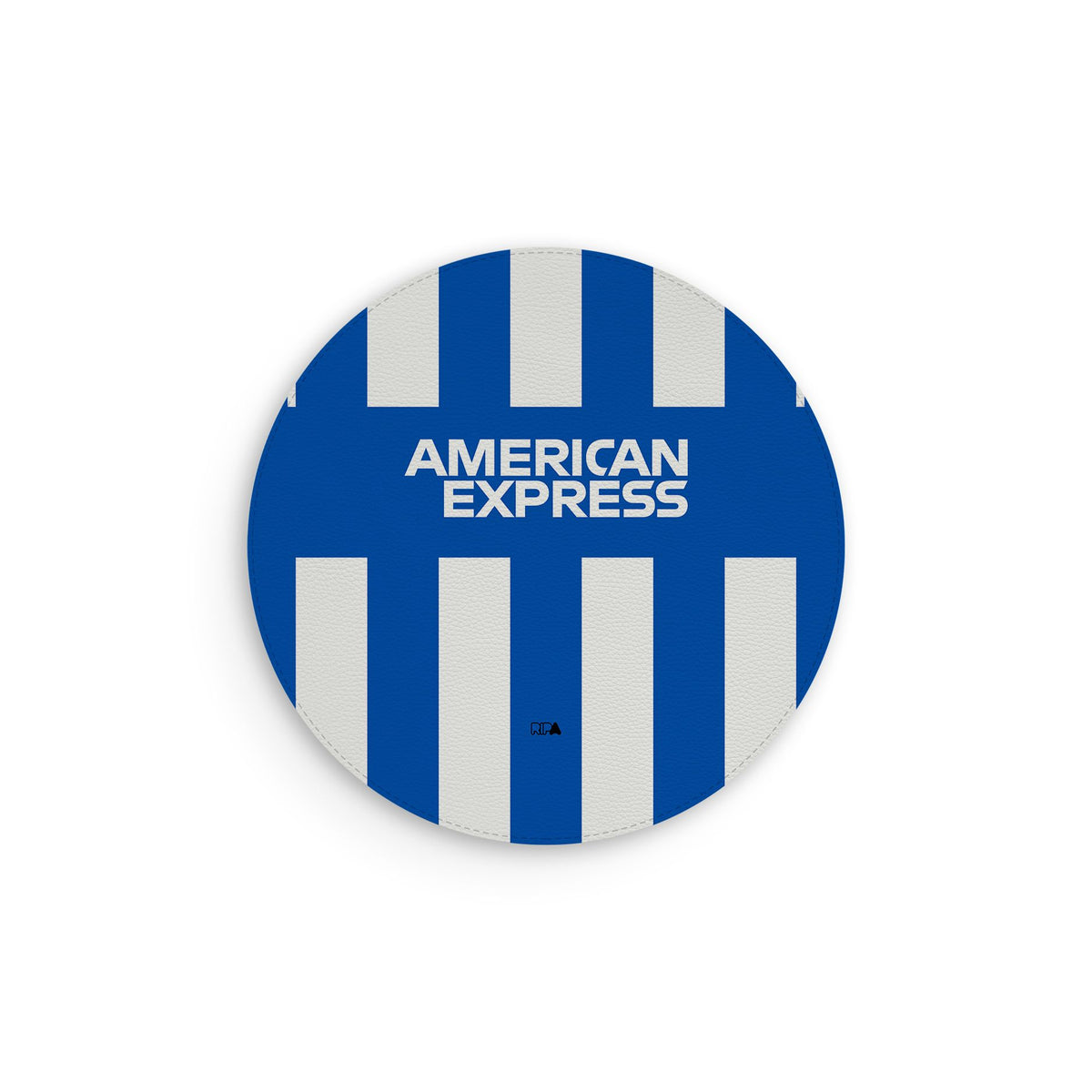 Mouse pad with the Brighton 2025-26 Home football shirt design by RIPA Football