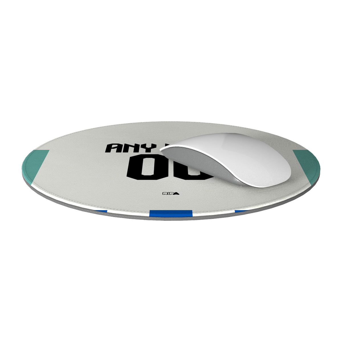 Mouse pad with the Brighton 2025-26 Home football shirt design by RIPA Football