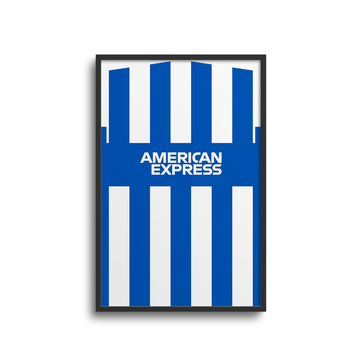 Print with the Brighton 2025-26 Home football shirt design by RIPA Football