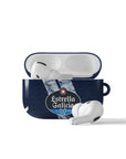 AirPods case with the Celta Vigo 2025-26 Away football shirt design by RIPA Football