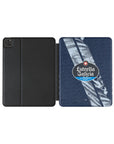 iPad case with the Celta Vigo 2025-26 Away football shirt design by RIPA Football