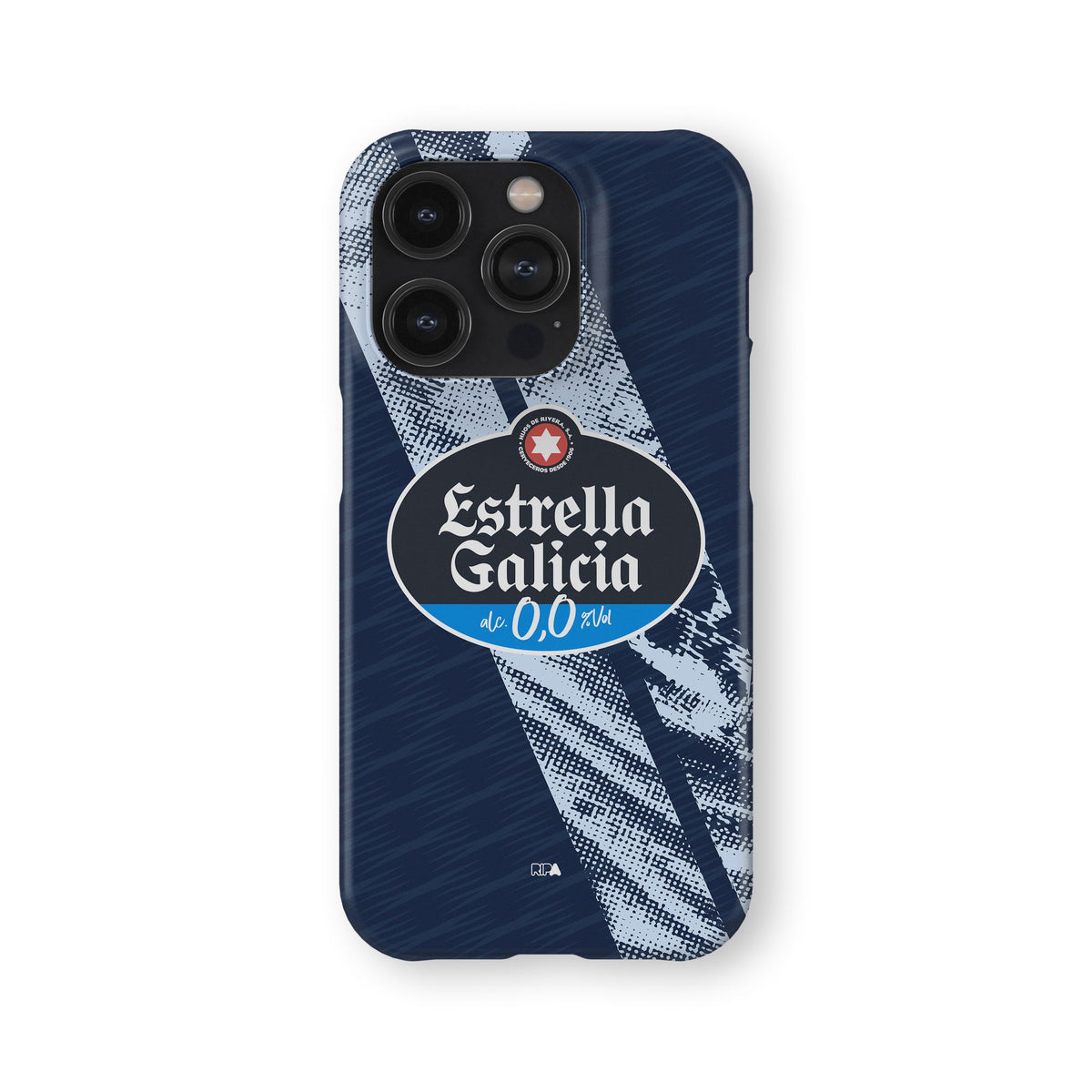 Phone case with the Celta Vigo 2025-26 Away football shirt design by RIPA Football