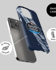 Phone case with the Celta Vigo 2025-26 Away football shirt design by RIPA Football