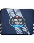 Laptop sleeve with the Celta Vigo 2025-26 Away football shirt design by RIPA Football