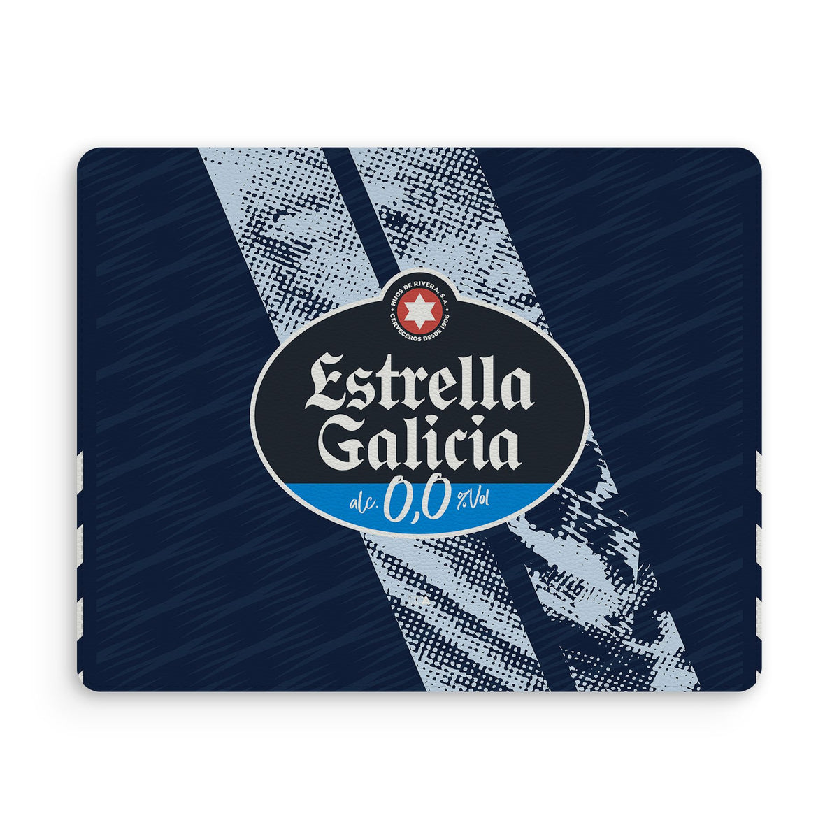 Mouse pad with the Celta Vigo 2025-26 Away football shirt design by RIPA Football