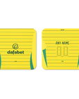 Coaster with the Celtic 2024-25 Away football shirt design by RIPA Football