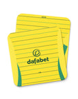 Coaster with the Celtic 2024-25 Away football shirt design by RIPA Football