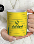 Mug with the Celtic 2024-25 Away football shirt design by RIPA Football