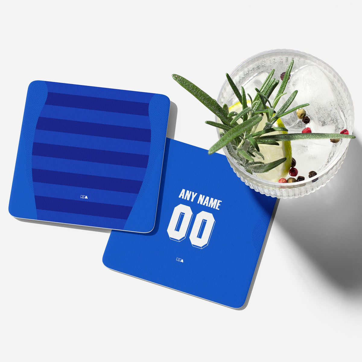 Coaster with the Chelsea 2011-12 Home football shirt design by RIPA Football