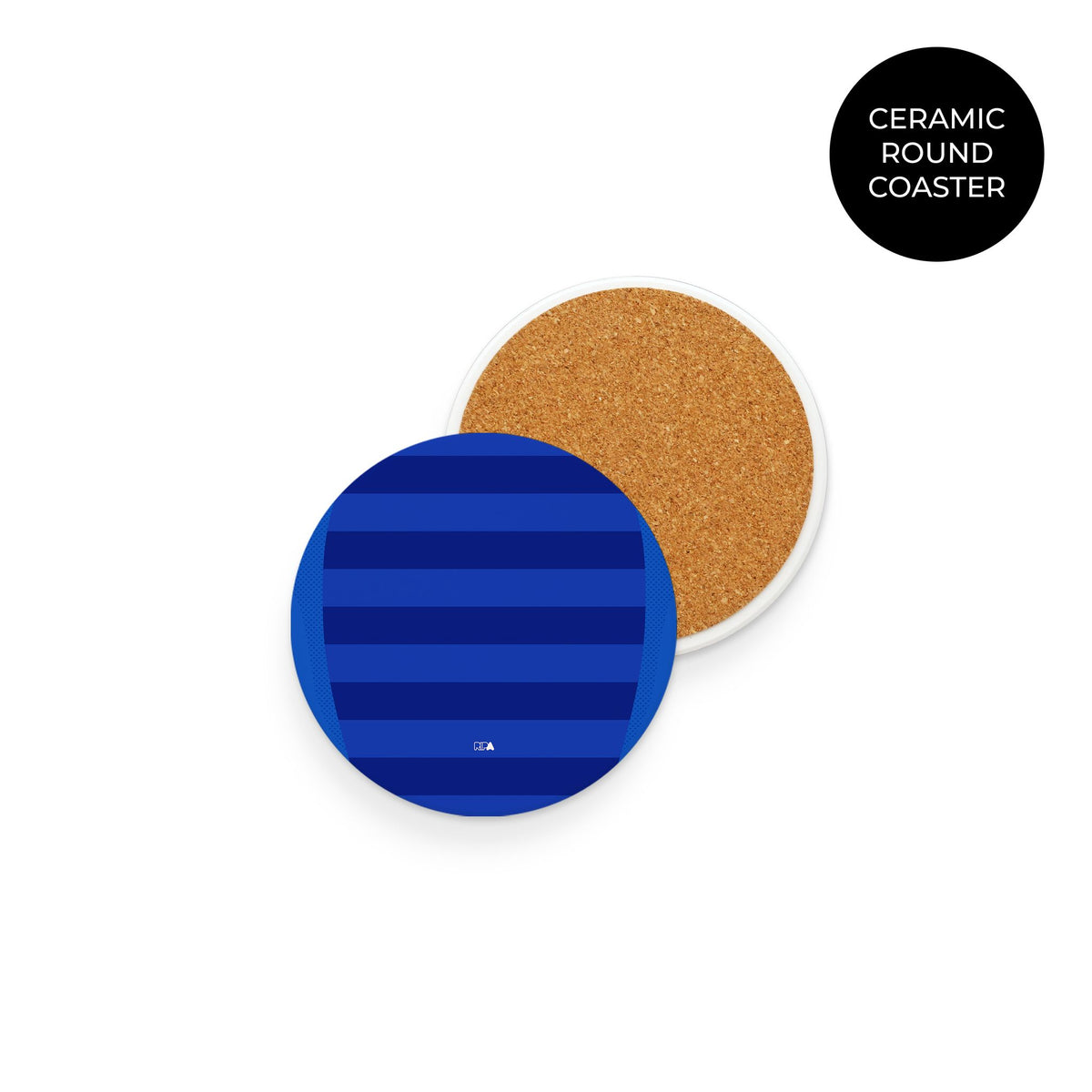 Coaster with the Chelsea 2011-12 Home football shirt design by RIPA Football