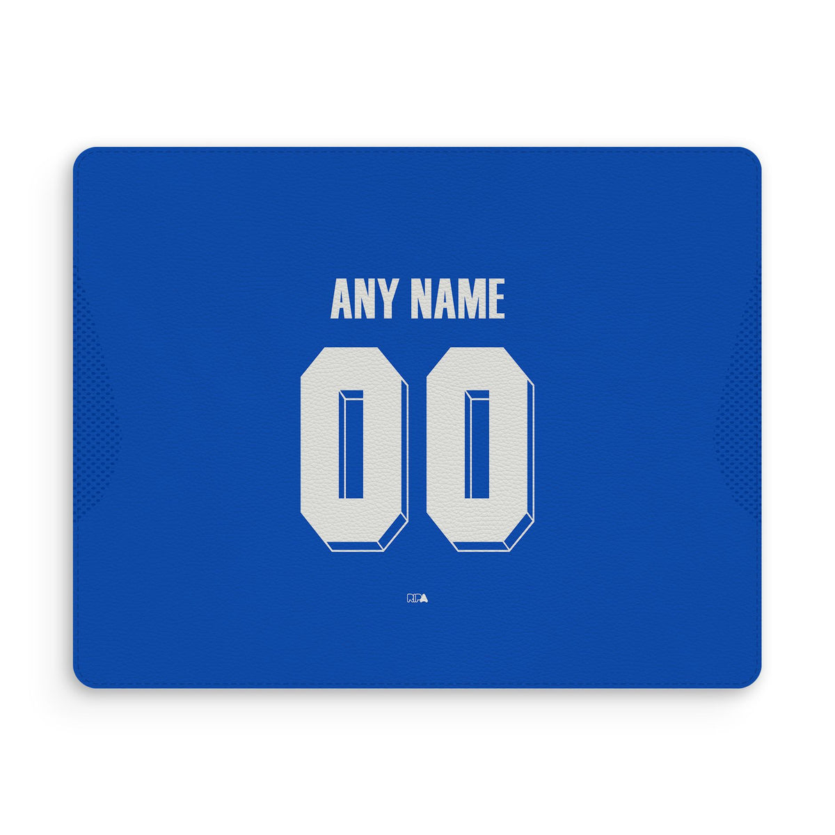 Mouse pad with the Chelsea 2011-12 Home football shirt design by RIPA Football